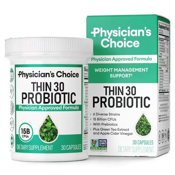 Physician's Choice Thin 30 Probiotic for Weight Management 30 Count Physician's Choice